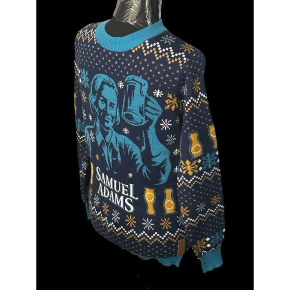 Samuel Adams Christmas Ugly Sweater Tipsy‎ Elves Men's Small Holiday - Picture 4 of 7